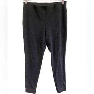 J. Jill Heathered Gray Slim Fit Ponte Leggings